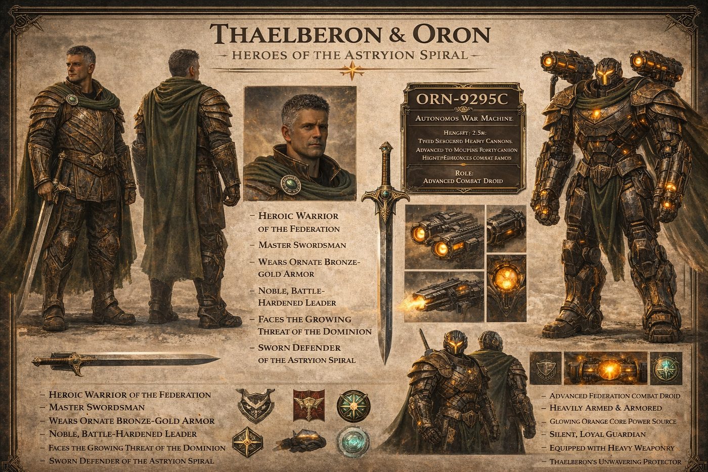 Thaelberon, master swordsman of the Federation