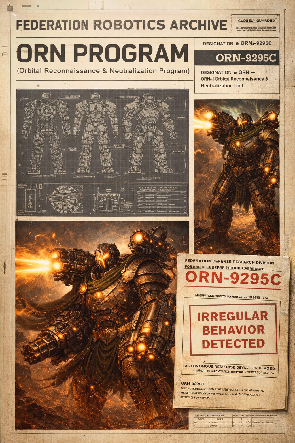 Oron, the combat droid who chose his own name